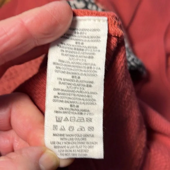 FREE PEOPLE Bandana Cuff Thermal Long Sleeve Top XS ***NOTE*** - Picture 7 of 9